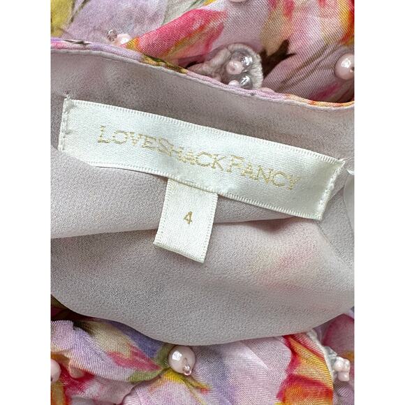 LoveShackFancy Empire Waist Akira Dress (D1434-1132) Size 4 - Picture 11 of 14